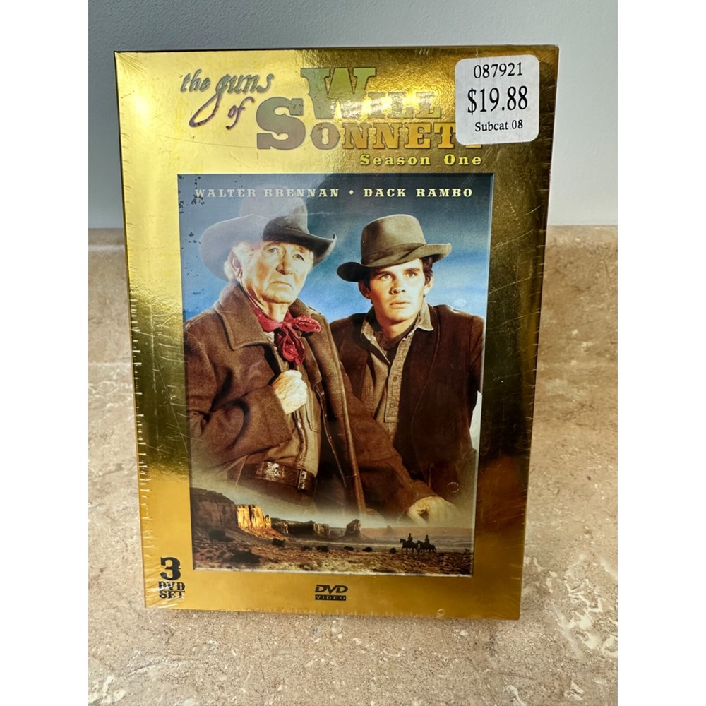 The Guns of Will Sonnett: Season One (DVD, 2005, 3-Disc Set)-Factory Sealed!